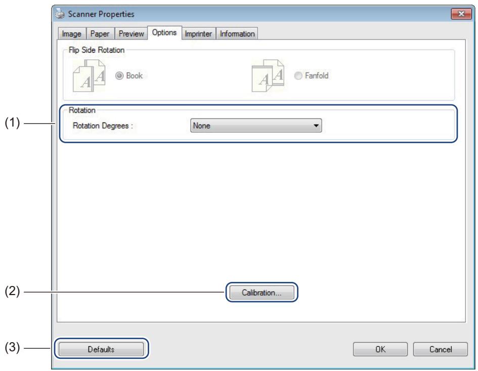 BROTHER DS-820W - Options settings - 1