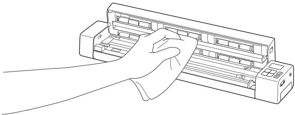 BROTHER DS-820W - Cleaning the inside of your scanner - 2