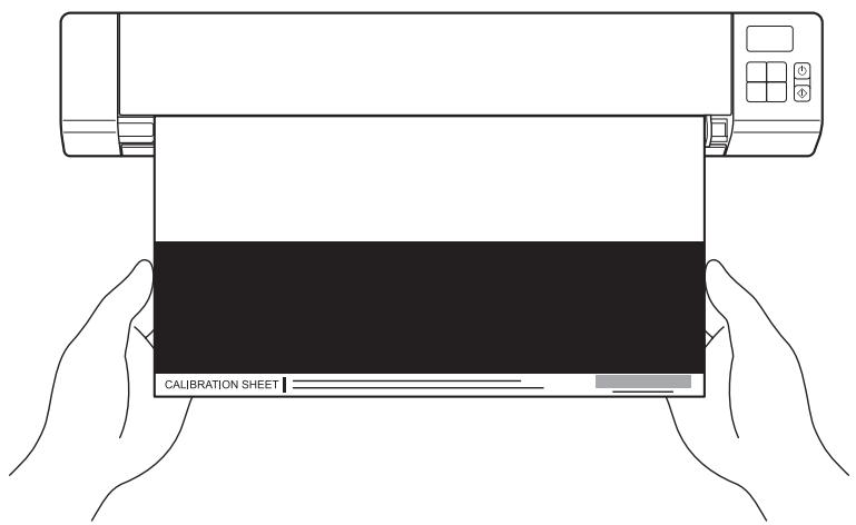 BROTHER DS-820W - Calibration using the control panel - 1
