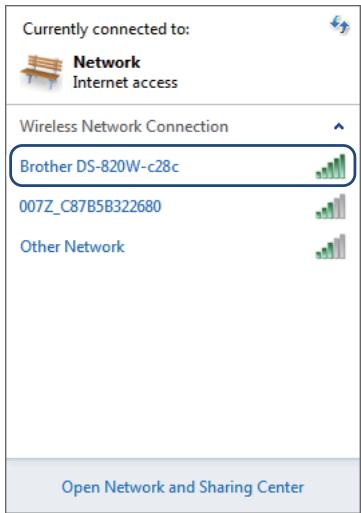 BROTHER DS-820W - Enabling Wireless Access Mode (for computer) - 3