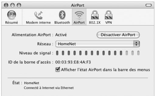 APPLE AIRPORT EXTREME - Contrôle de l'état de la connexion Internet de la borne d'accès AirPort Extreme - 1