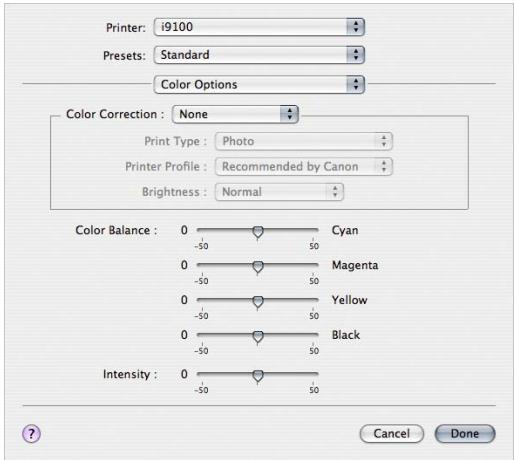 APPLE APERTURE 1.5 - Pour désactiver la gestion des couleurs sur une imprimante Epic 2400 : - 2