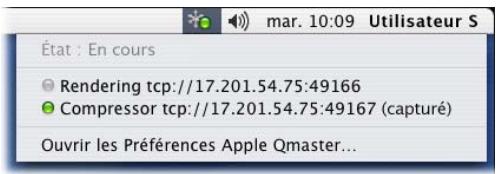APPLE COMPRESSOR 2 - Indicateur de l'état du nœud de service dans la barre des menus - 2