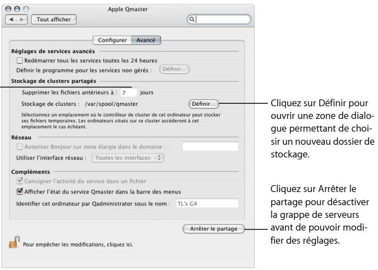 APPLE COMPRESSOR 2 - Cliquez sur Avancé pour ouvrir sa sous-fenêtre. - 1