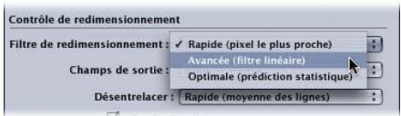 APPLE COMPRESSOR 2 - Contrôle de redimensionnement - 1