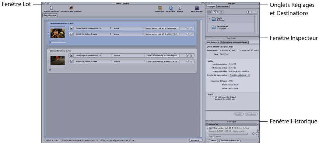 APPLE COMPRESSOR 3 - Atouts de la nouvelle présentation de l'interface - 2
