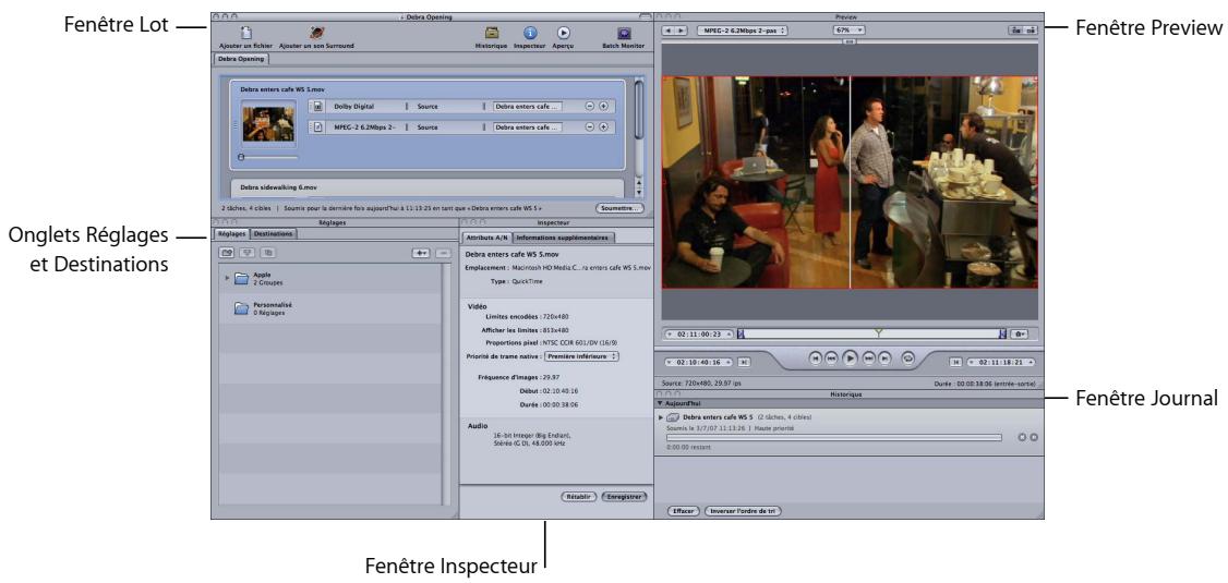 APPLE COMPRESSOR 3 - Atouts de la nouvelle présentation de l'interface - 1