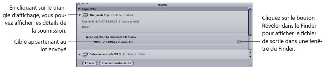 APPLE COMPRESSOR 3 - Optimisation de la fenêtre journal - 2
