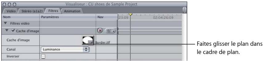 APPLE FINAL CUT EXPRESS 4 - Exemple : utilisation des filtres Cache d'image et Flou alpha - 2
