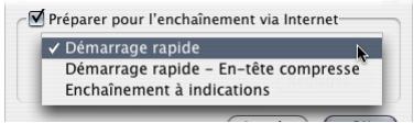 APPLE FINAL CUT EXPRESS 4 - Réglages de diffusion en continu sur Internet - 1