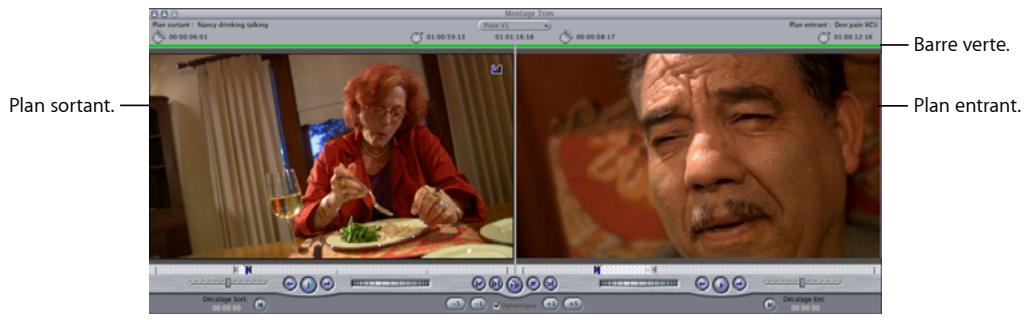 APPLE FINAL CUT EXPRESS 4 - Présentation de la fenêtre Montage Trim - 1