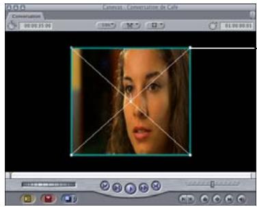 APPLE FINAL CUT EXPRESS 4 - Pour dimensionner un plan : - 2