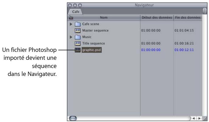 APPLE FINAL CUT EXPRESS 4 - Utilisation de séquences Photoshop multicouches - 1