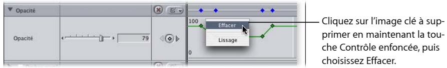 APPLE FINAL CUT EXPRESS 4 - Réglage et suppression d'images clés - 3