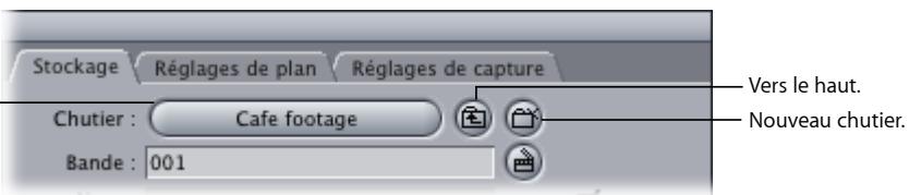 APPLE FINAL CUT EXPRESS 4 - Commandes du chutier Capture - 1