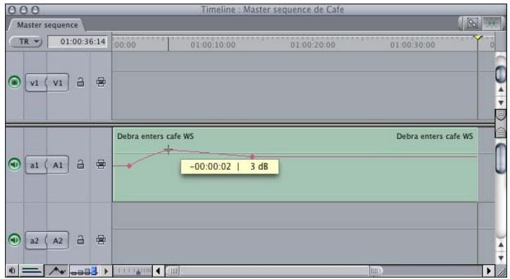 APPLE FINAL CUT EXPRESS 4 - Pour ajuster des images clés dans la Timeline : - 1