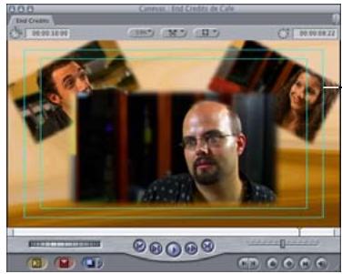 APPLE FINAL CUT EXPRESS 4 - Exemple : utilisation d'autres réglages d'animation pour affiner la présentation - 3