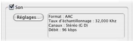 APPLE FINAL CUT EXPRESS 4 - Réglages du son d'une séquence QuickTime - 1