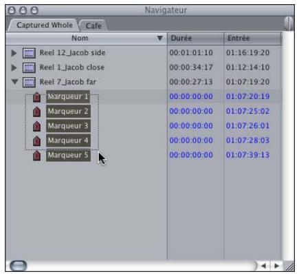 APPLE FINAL CUT EXPRESS 4 - Transformation de marqueurs en sous-plans - 1
