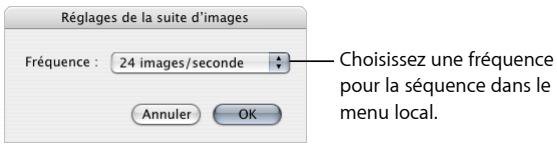 APPLE FINAL CUT EXPRESS 4 - Pour convertir une séquence d'images numérotées en séquence QuickTime : - 2