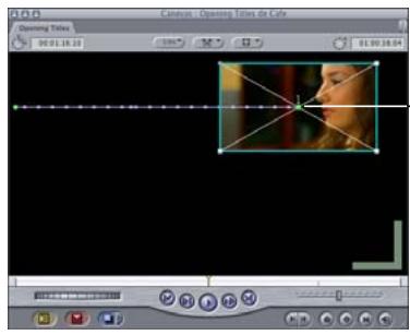 APPLE FINAL CUT EXPRESS 4 - Pour créer un chemin d'animation : - 2