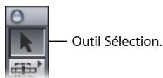 APPLE FINAL CUT EXPRESS 4 - Outil Sélection - 1