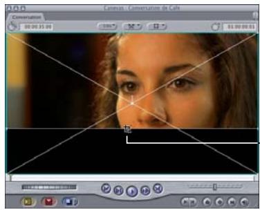 APPLE FINAL CUT EXPRESS 4 - Pour rogner un plan : - 1