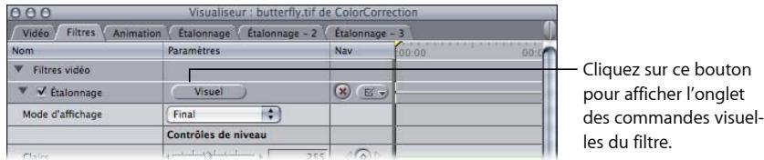APPLE FINAL CUT EXPRESS 4 - Pour utiliser les commandes visuelles : - 1