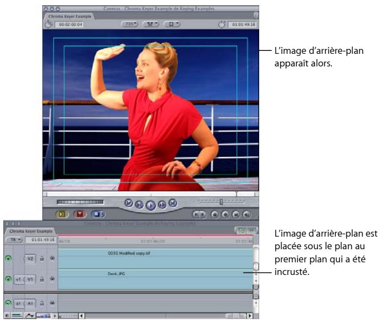 APPLE FINAL CUT EXPRESS 4 - Exemple : utilisation du filtre Manipulateur de chrominance - 13