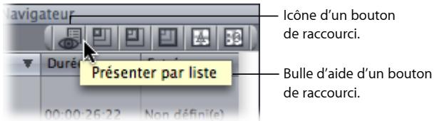 APPLE FINAL CUT EXPRESS 4 - Utilisation de boutons de raccourci et de barres de boutons - 2