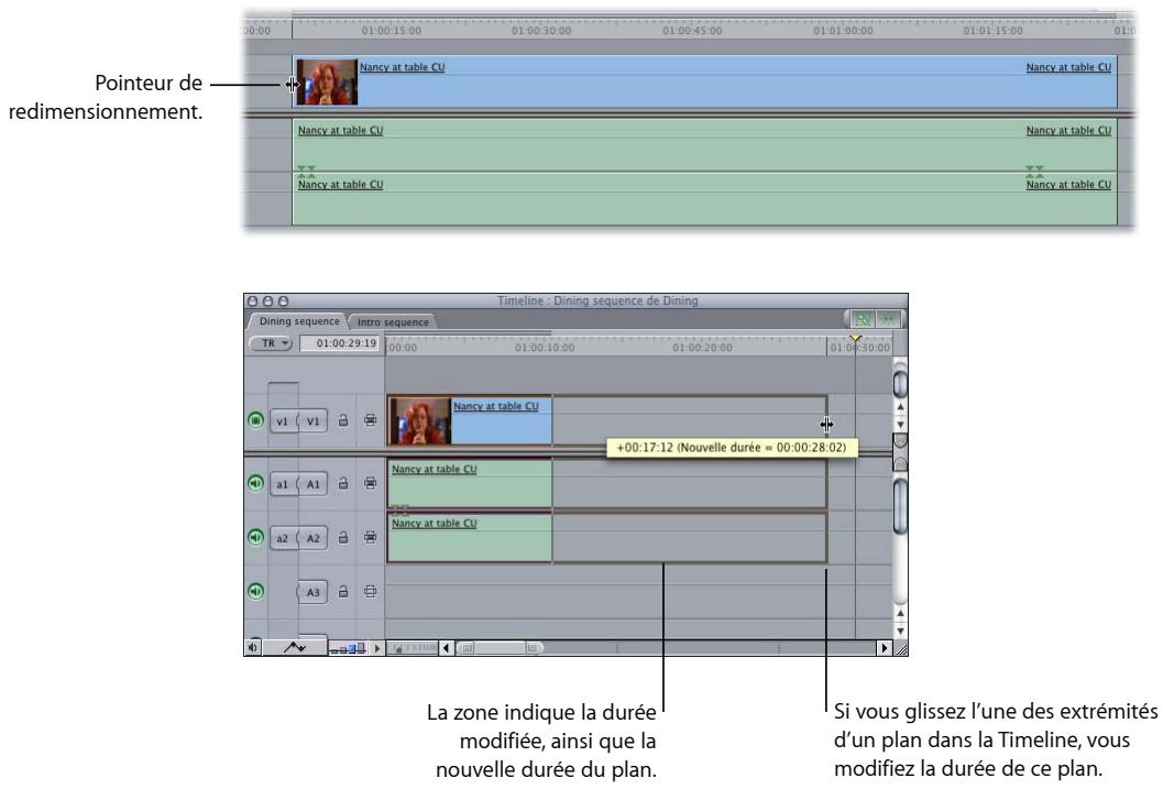 APPLE FINAL CUT EXPRESS 4 - Modification de la durée de plans dans la Timeline - 1