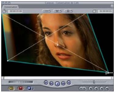 APPLE FINAL CUT EXPRESS 4 - Pour déformer un plan : - 1