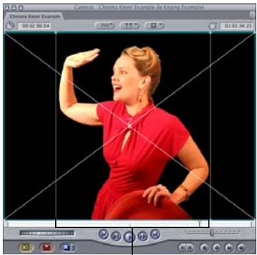 APPLE FINAL CUT EXPRESS 4 - Exemple : utilisation du filtre Manipulateur de chrominance - 12