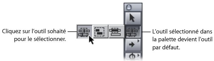 APPLE FINAL CUT EXPRESS 4 - Pour sélectionner un outil : - 1