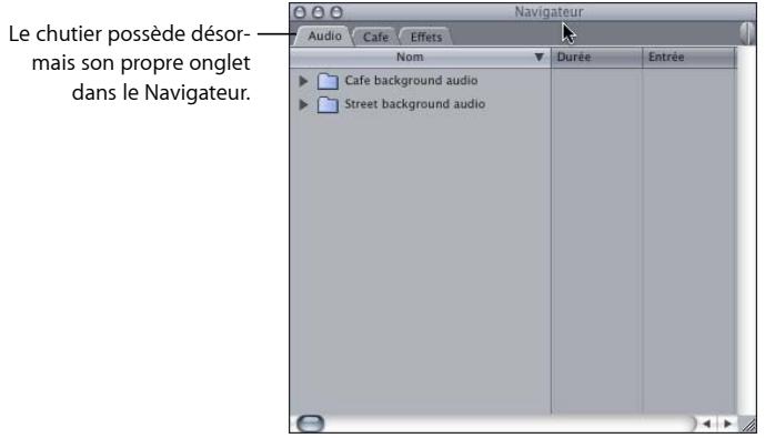 APPLE FINAL CUT EXPRESS 4 - Ouverture de chutiers dans une fenêtre ou un onglet distinct - 5