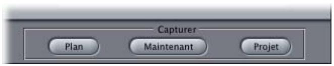 APPLE FINAL CUT EXPRESS 4 - Boutons de capture - 1