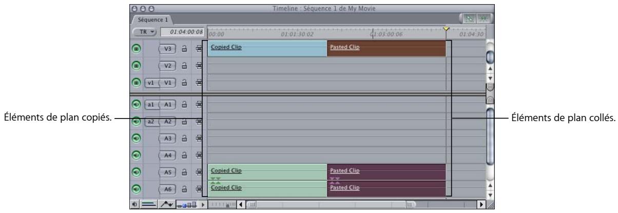 APPLE FINAL CUT EXPRESS 4 - Copie, découpage et collage de plans dans la Timeline - 1