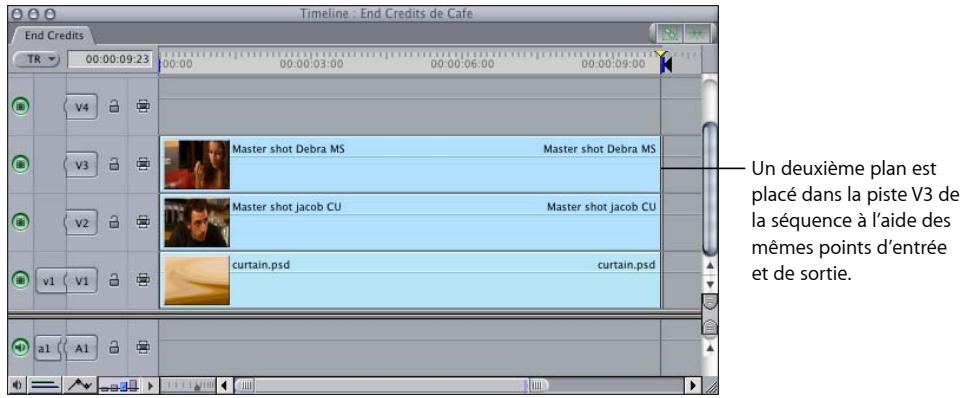 APPLE FINAL CUT EXPRESS 4 - Exemple : utilisation des paramètres d'animation pour créer une présentation à plusieurs plans - 9
