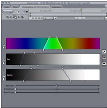 APPLE FINAL CUT EXPRESS 4 - Exemple : utilisation du filtre Manipulateur de chrominance - 6