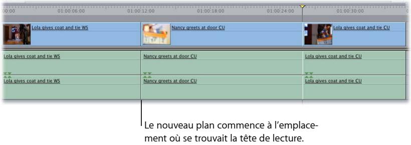 APPLE FINAL CUT EXPRESS 4 - Exemple : Montage d'un plan spécifique dans votre séquence - 3