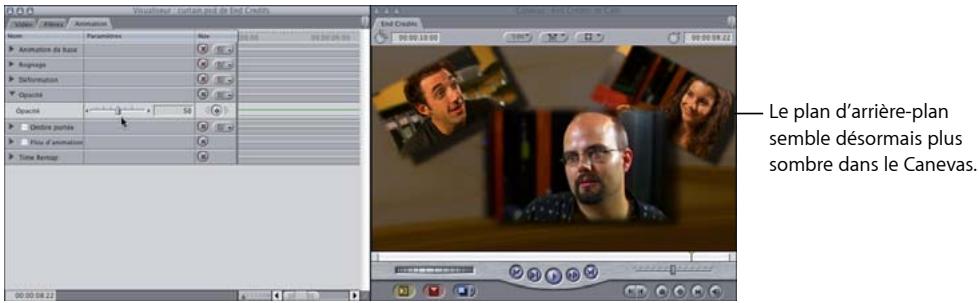 APPLE FINAL CUT EXPRESS 4 - Exemple : utilisation d'autres réglages d'animation pour affiner la présentation - 6