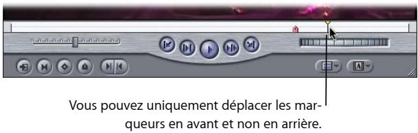 APPLE FINAL CUT EXPRESS 4 - Déplacement d'un marqueur - 1