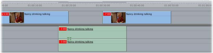 APPLE FINAL CUT EXPRESS 4 - Cas de plans liés désynchronisés - 6
