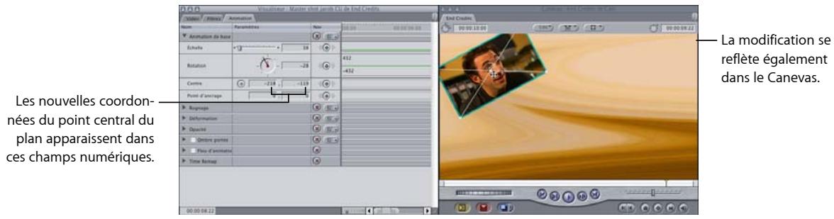 APPLE FINAL CUT EXPRESS 4 - Exemple : utilisation des paramètres d'animation pour créer une présentation à plusieurs plans - 8
