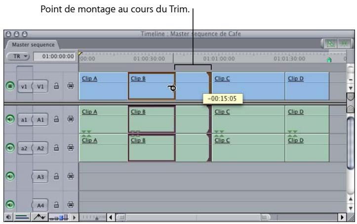APPLE FINAL CUT EXPRESS 4 - Exécution d'un montage Ripple dans la Timeline - 3