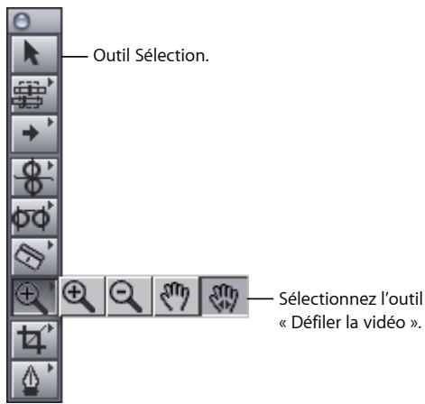 APPLE FINAL CUT EXPRESS 4 - Exploration des plans en présentation par icônes - 1