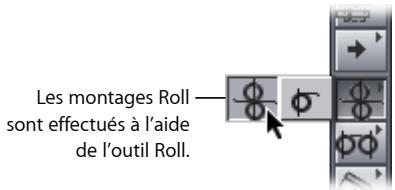 APPLE FINAL CUT EXPRESS 4 - Roll de la position d'un montage entre deux plans - 1