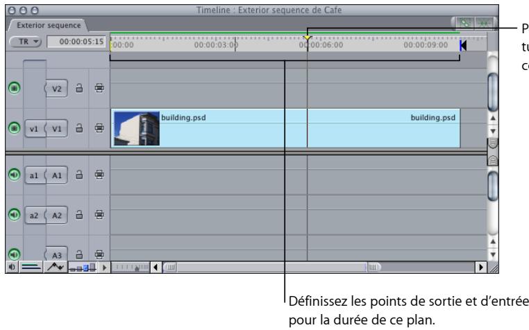 APPLE FINAL CUT EXPRESS 4 - Exemple : utilisation des paramètres d'animation et des poignées Fil de fer - 3