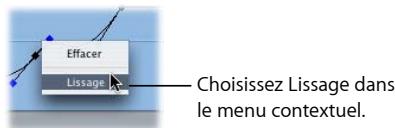 APPLE FINAL CUT EXPRESS 4 - Pour lisser une image clé : - 1