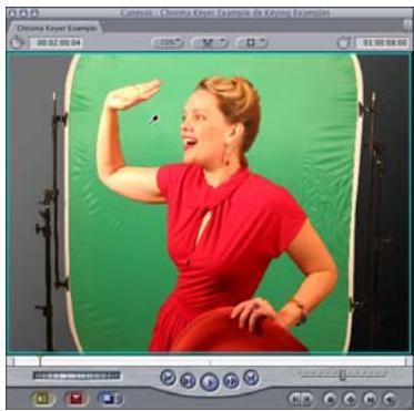 APPLE FINAL CUT EXPRESS 4 - Exemple : utilisation du filtre Manipulateur de chrominance - 1